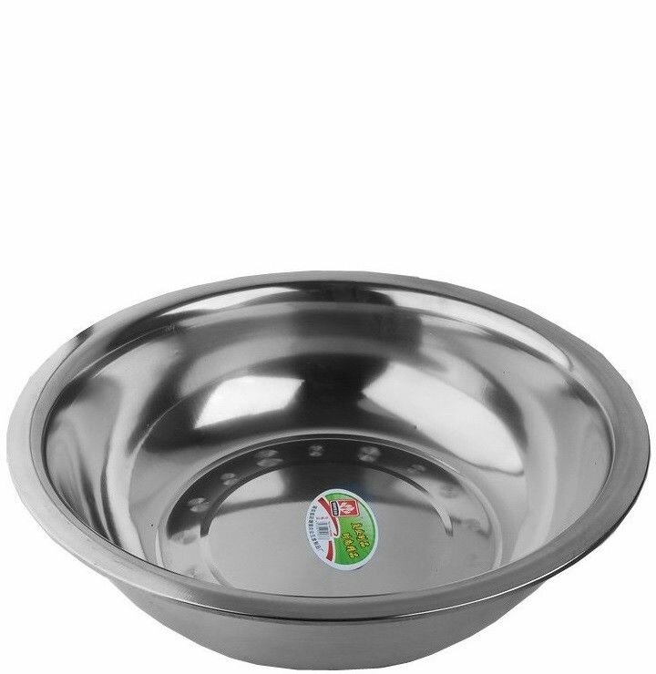 фото Таз нерж ф43смх0,8мм 8,0л (620732) (G-610) (К) 1/90