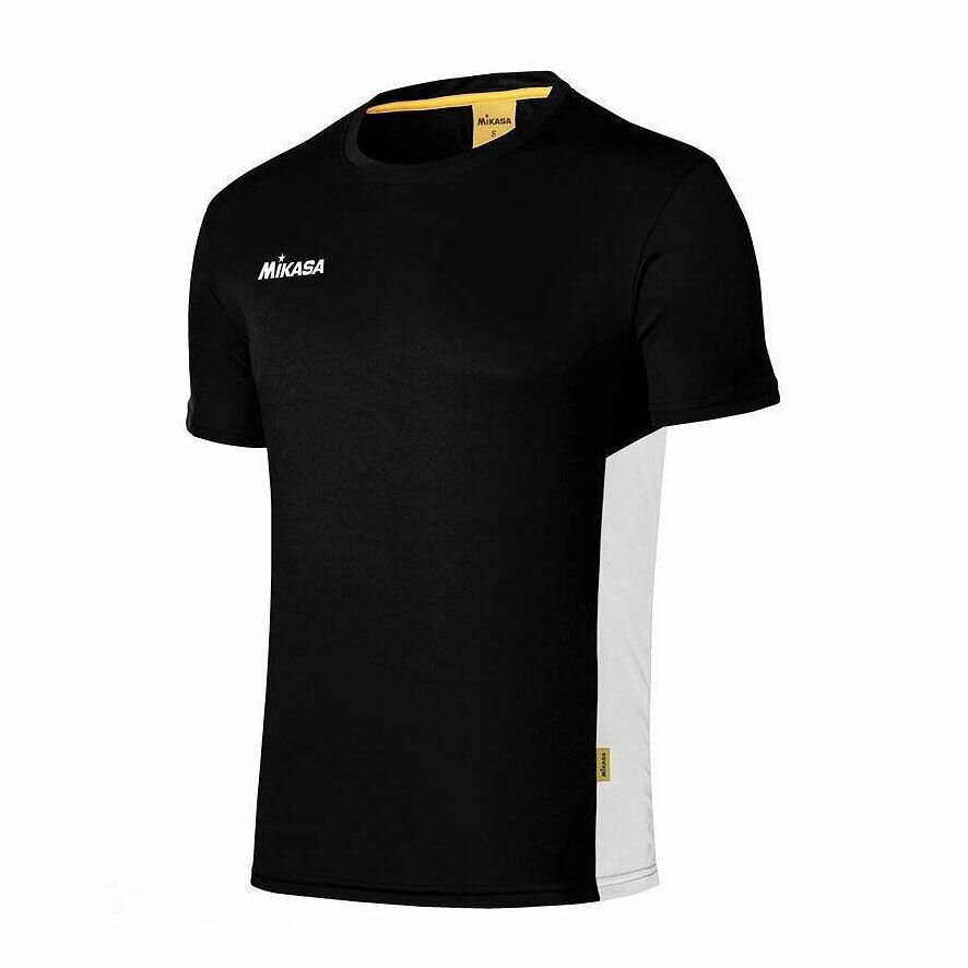 Футболка спортивная Mikasa волейбольная игровая MT261 размер XXS белый черный