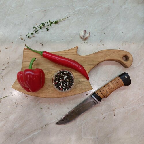 Доска разделочная Топор, с подставкой