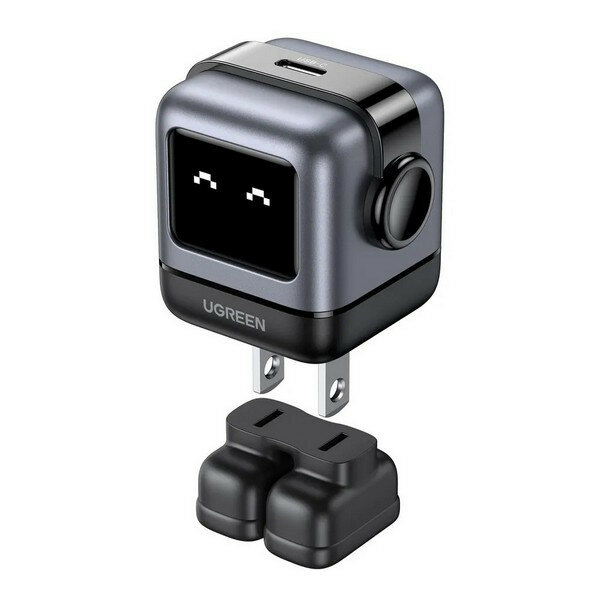 Сетевое зарядное устройство Ugreen Nexode CD361 (15570), 65 Вт, серый — фото 1