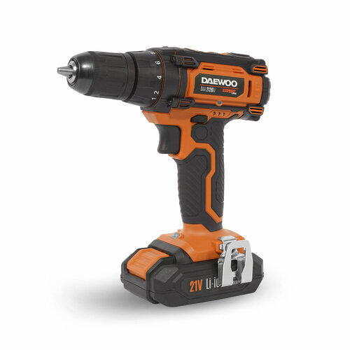 Дрель-шуруповерт аккумуляторная DAEWOO DAA 2120Li с 2 АКБ и ЗУ (21В, 1.5Ач)