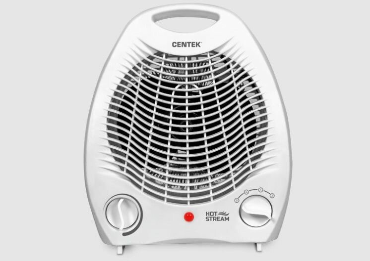 фото Тепловентилятор Centek CT-6002, 1000/2000Вт, 3 режима, защита от перегрева, белый