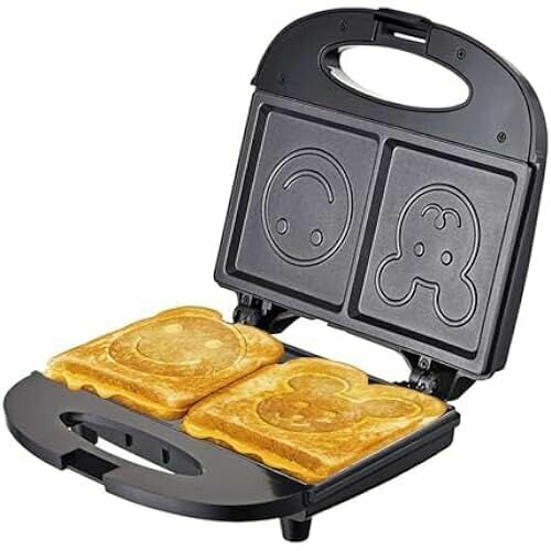 Тостер для сэндвичей сэндвичница плиты с антипригарным покрытием мультяшный узор идеально подходит для закусок из жареного сыра быстрого завтрака своими руками 1618100₽