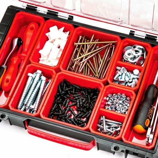 Ящик для инструментов Qbrick System PRO Organizer 100, 452*296*79 — фото 1