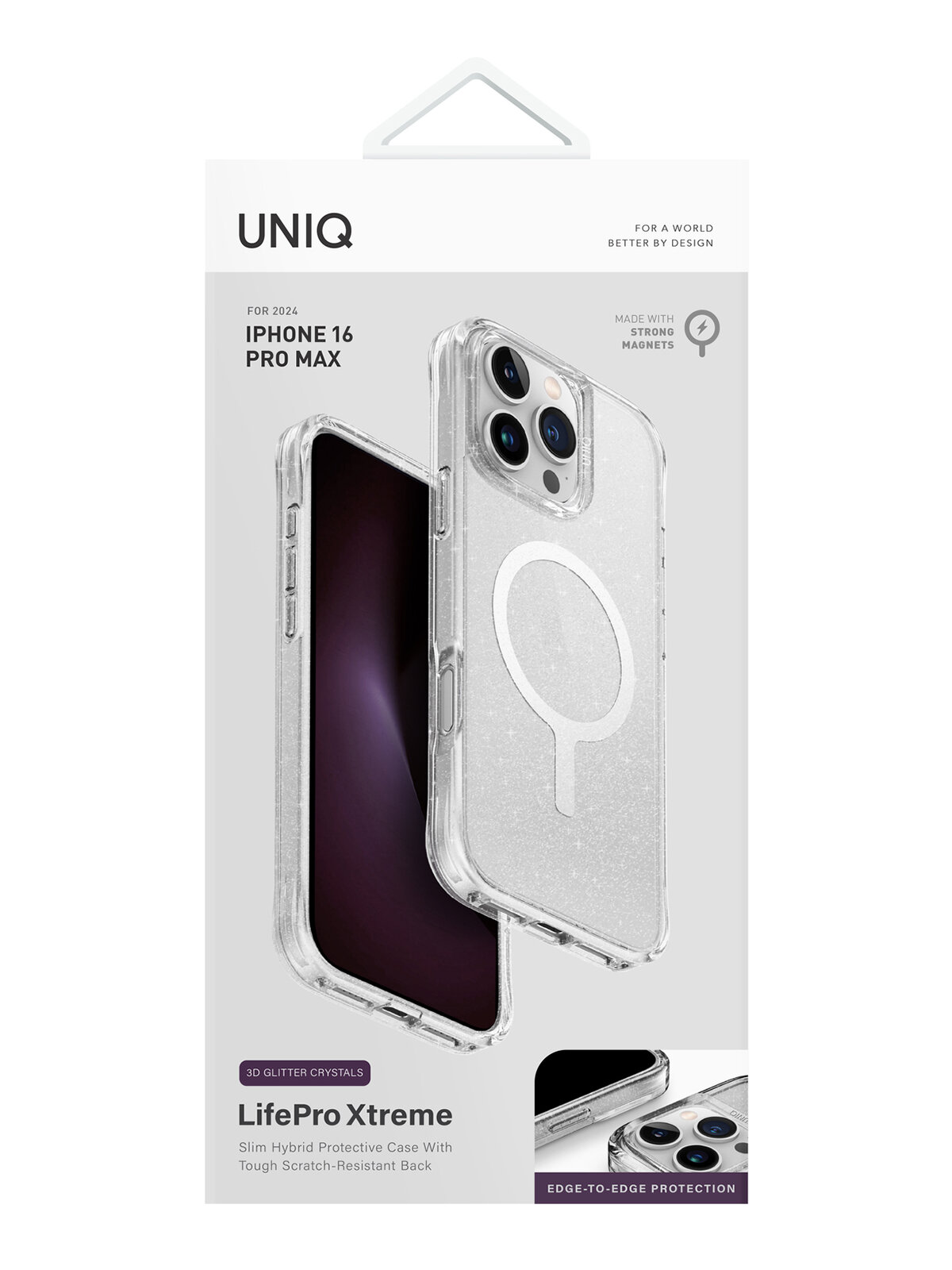 Uniq для iPhone 16 Pro Max чехол Lifepro Xtreme Tinsel (MagSafe) — фото 1