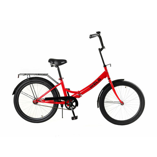 Складной велосипед WELS Cruise 24 требует финальной сборки Цвет красный Размер 15 11297₽