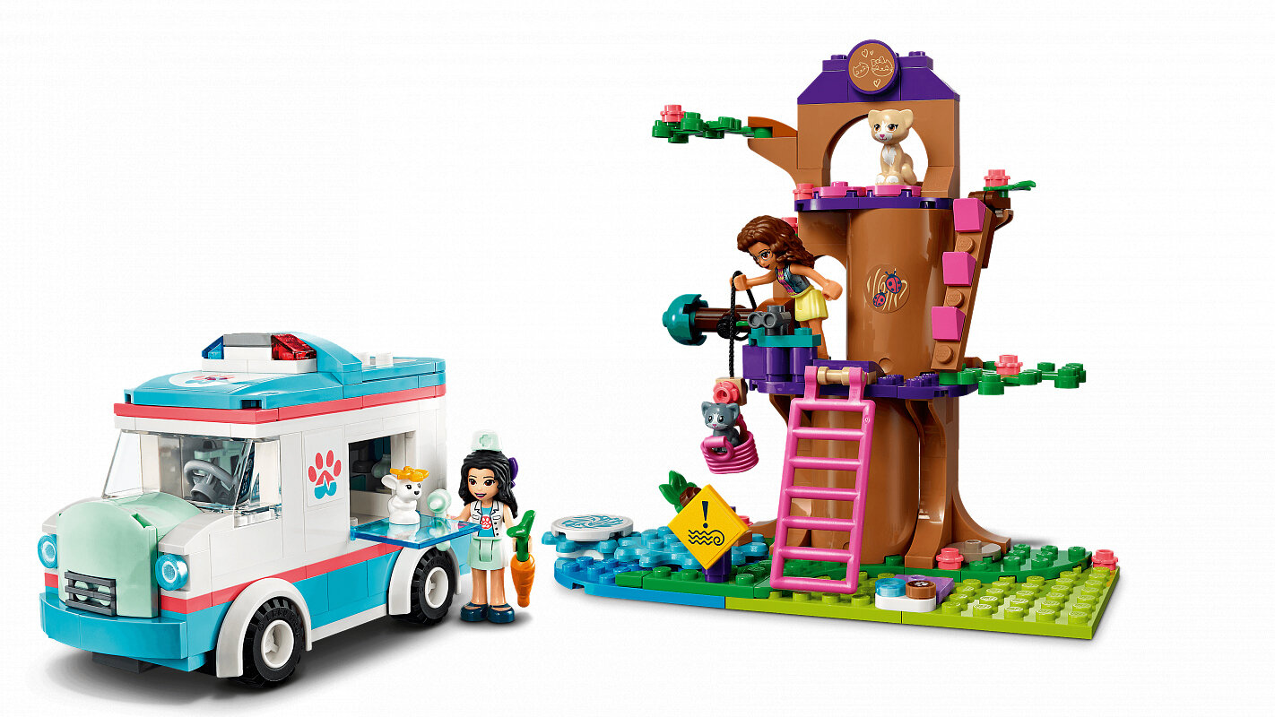 Конструктор Lego Friends Машина скорой ветеринарной помощи (элем.:304) пластик (6+) (41445) - фото №11