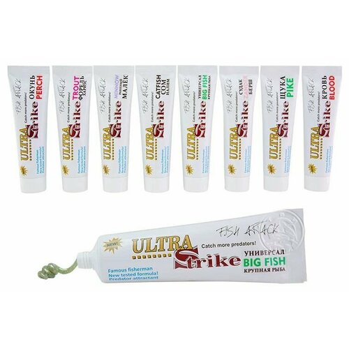 Гель-аттрактант ULTRA STRIKE за 2шт "Окунь" 100мл