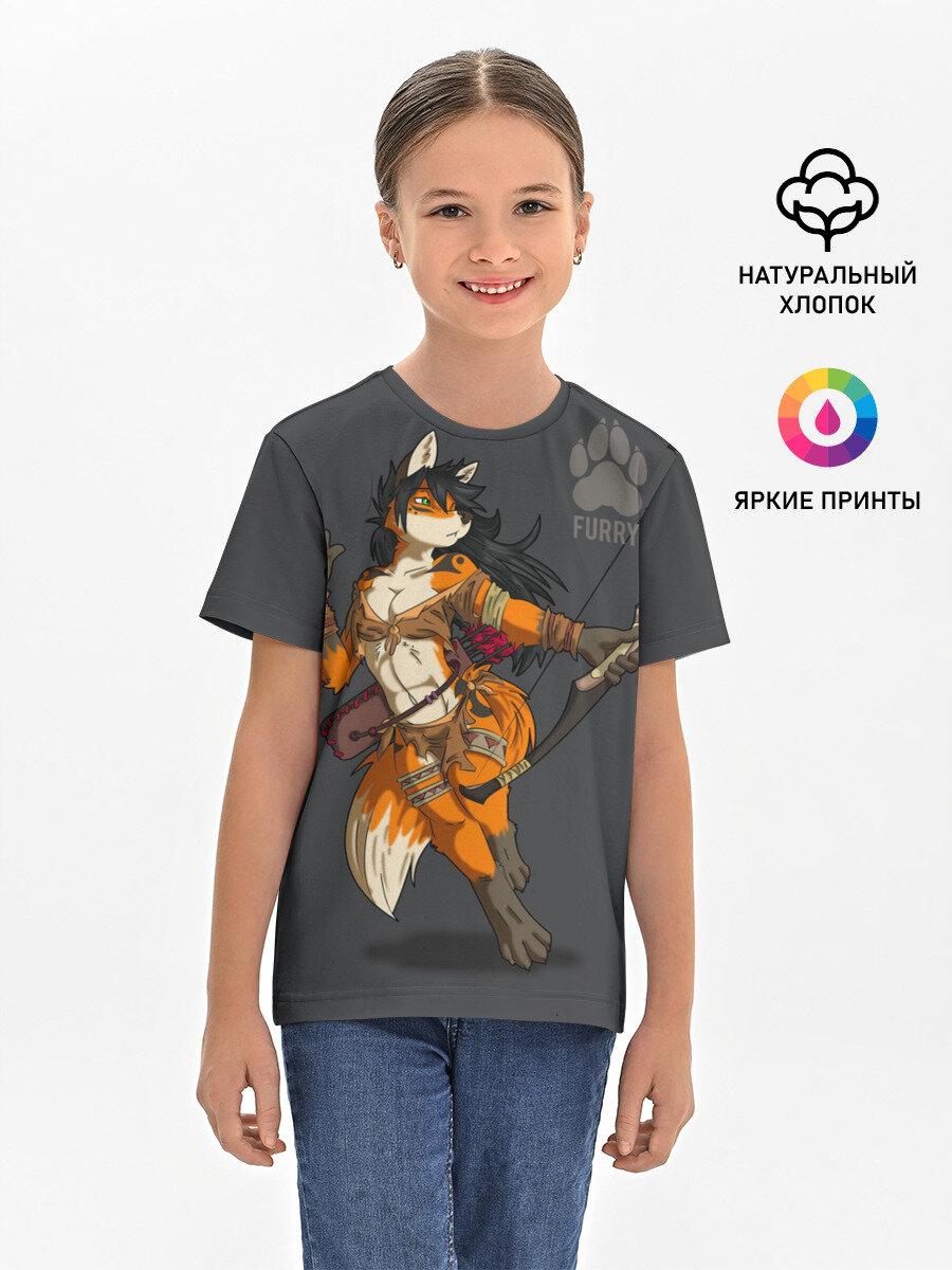 Футболка Lacotton.ru хлопковая детская Furry fox