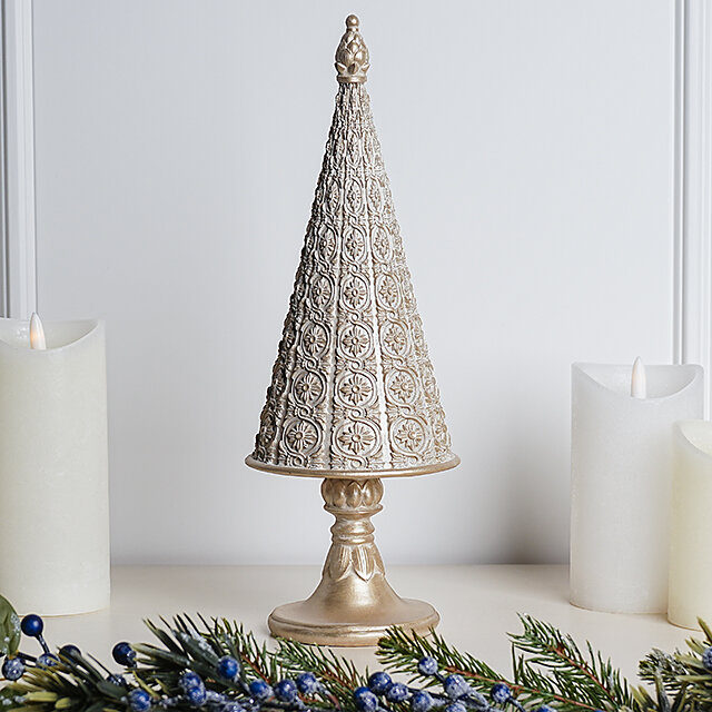 Новогодняя фигурка Елочка Кристиэна - Santo Natale 32 см Due Esse Christmas XNA22016021