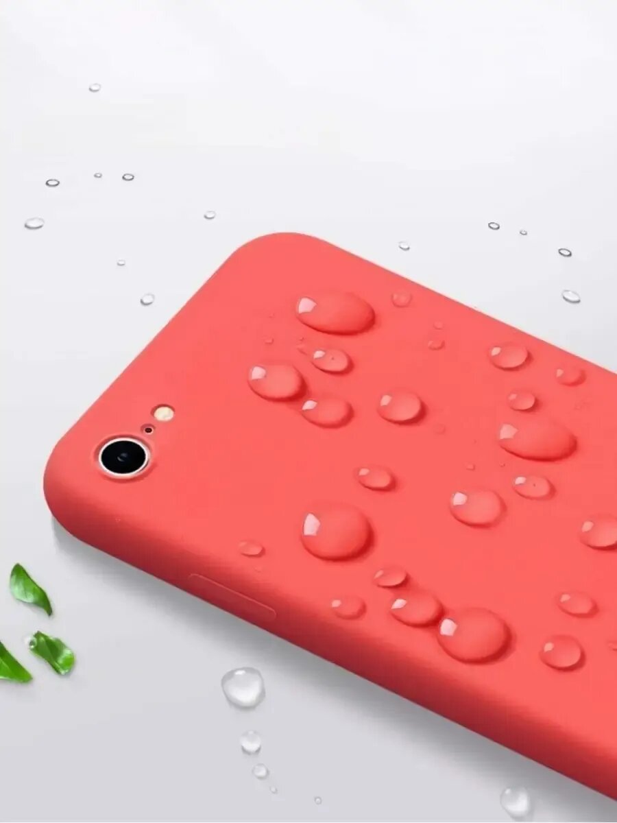 Чехол на iPhone 7 8 SE2 SE3 силиконовый матовый бампер — фото 1