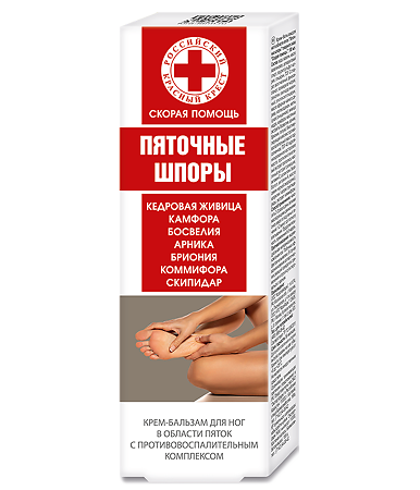 Скорая помощь Пяточные шпоры крем-бальзам д/пяток 100 мл х1