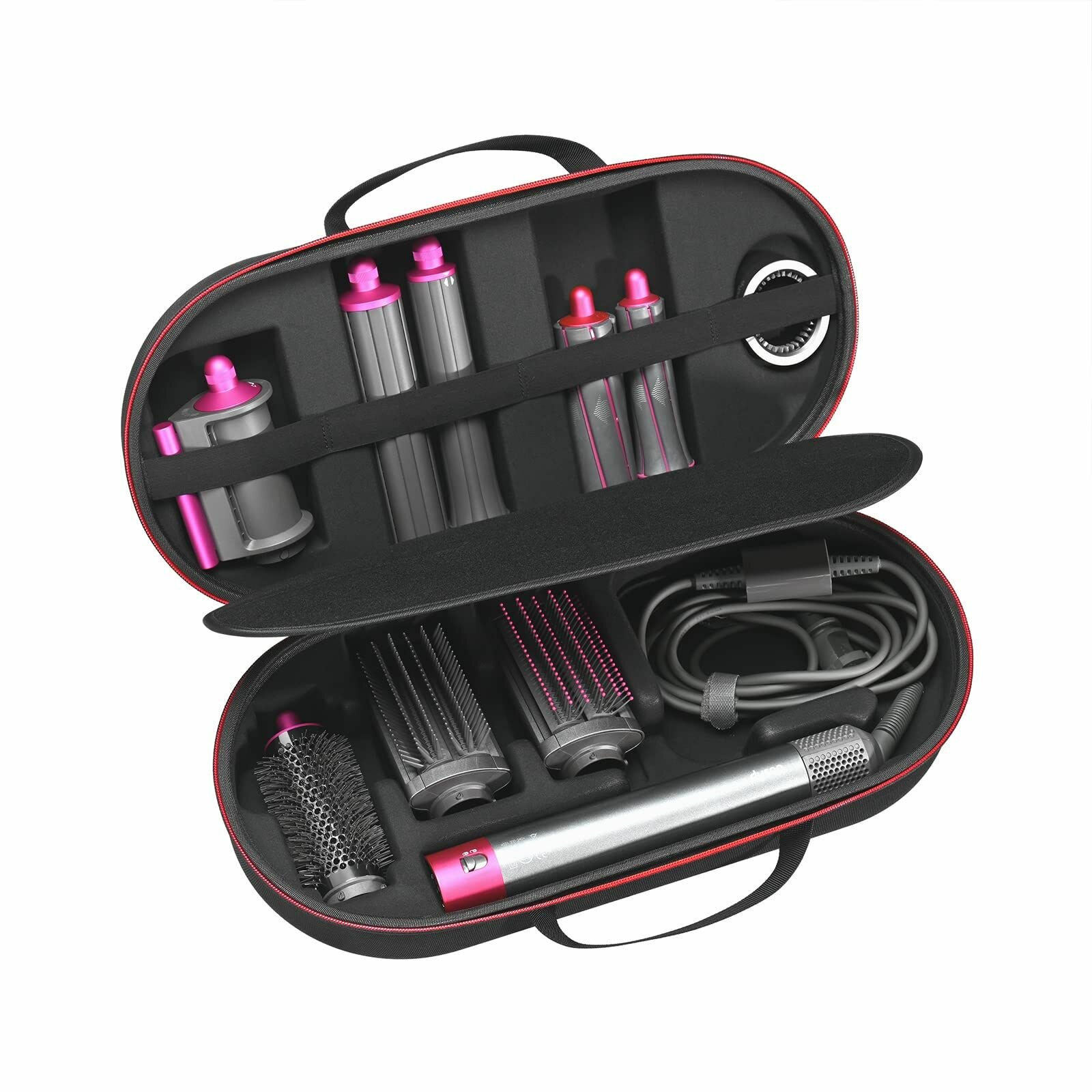 RLSOCO Hard Case для Dyson Airwrap Complete Long/Complete Styler HS01 и нового Dyson Airwrap HS05 подходит для 4 длинных или коротких насадок