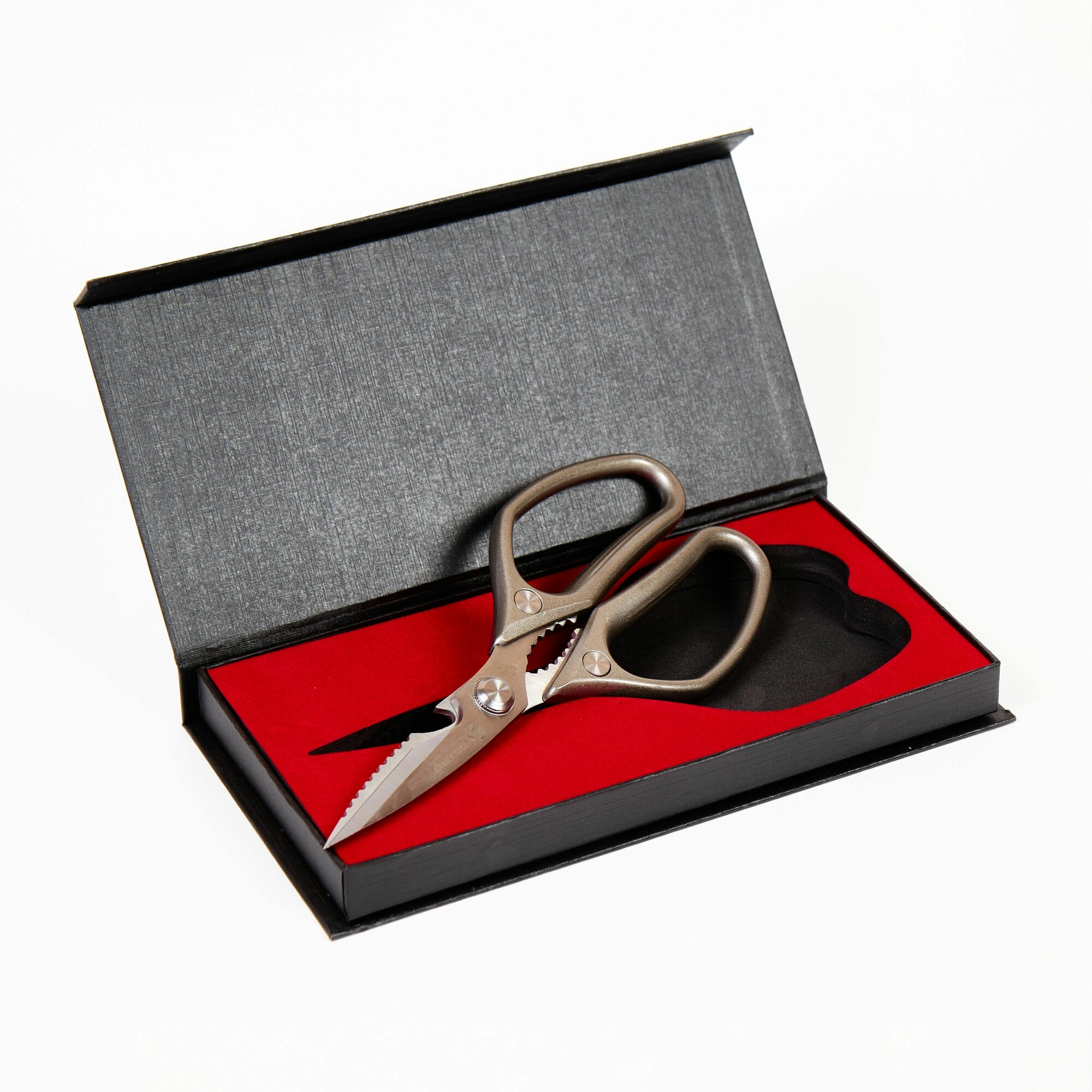 Картинки Ножницы кухонные универсальные Onnaaruji 21см. Для птицы и рыбы, нарезки зелени.