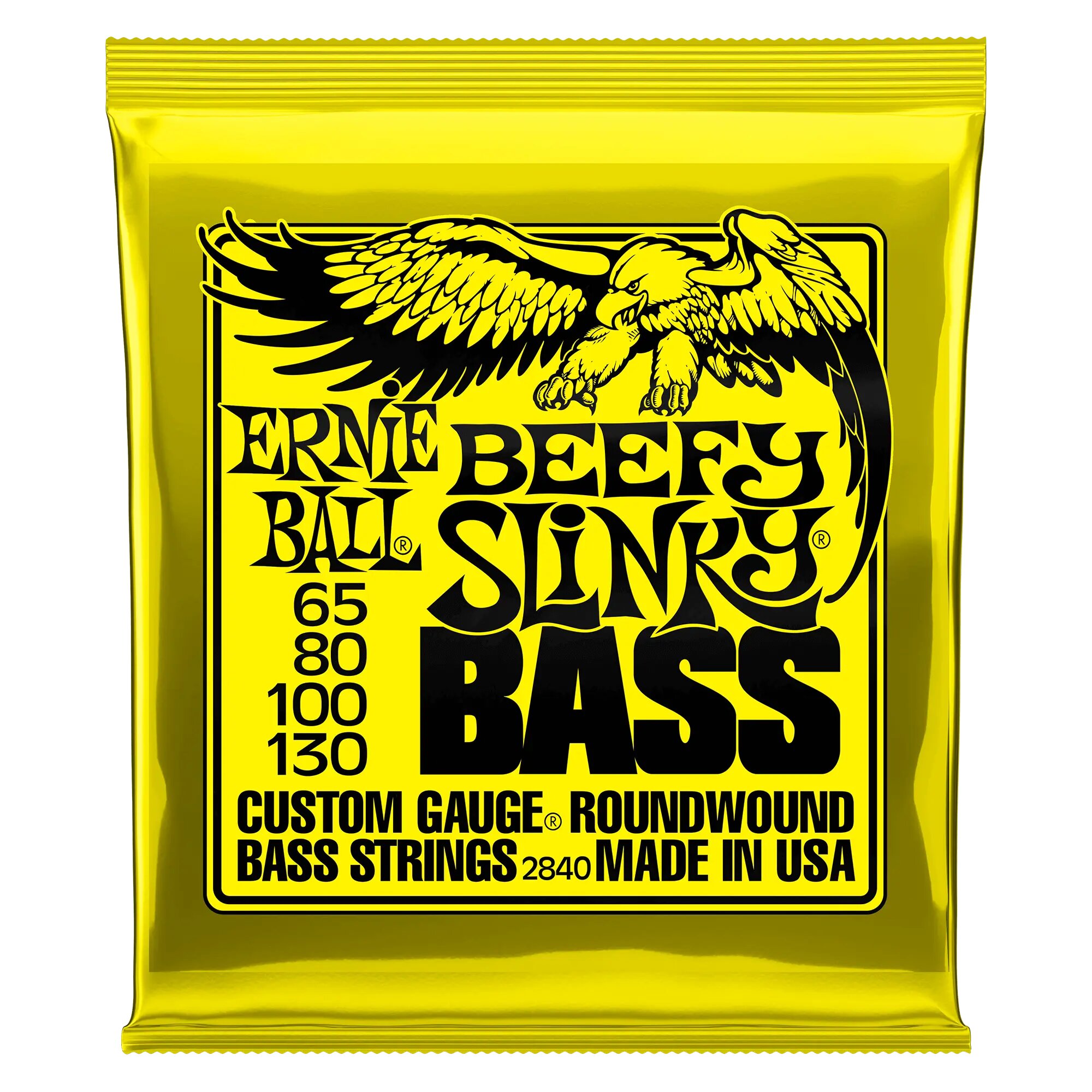 Струны для бас-гитары Ernie Ball Beefy Slinky 2840 65-130