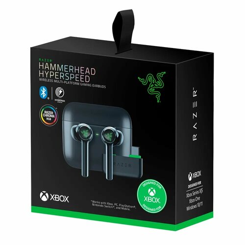 Игровая гарнитура Razer Warhammer Wild Shark активное шумоподавление Bluetooth для XBOX 7107₽