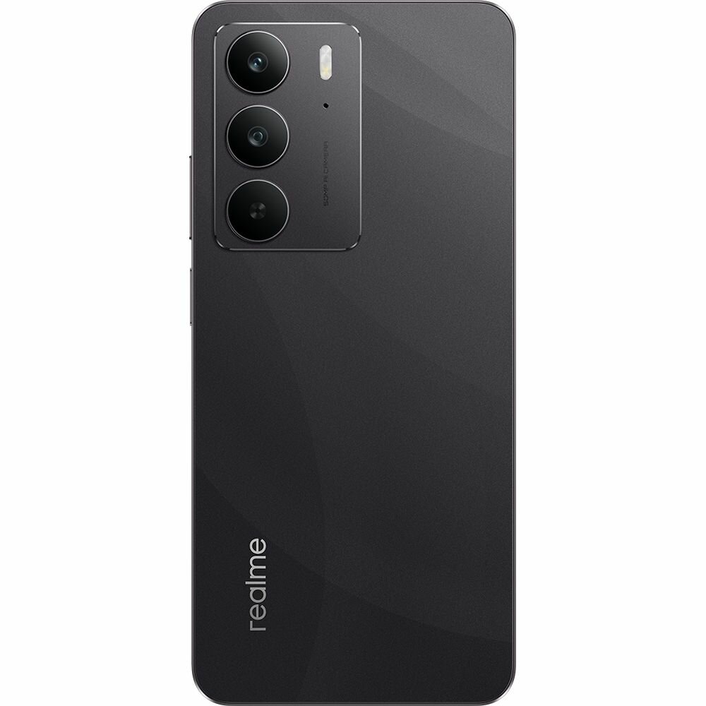 Смартфон realme C75 256 ГБ, экран 6.72", камера 50МП, NFC, Android, защита IP69, черный — фото 1