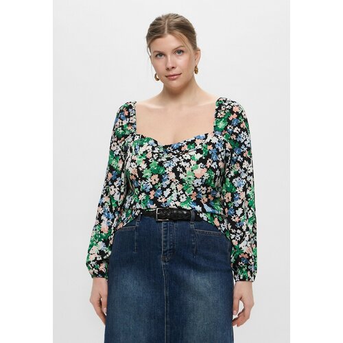 фото Блуза h&m, размер 52, черный