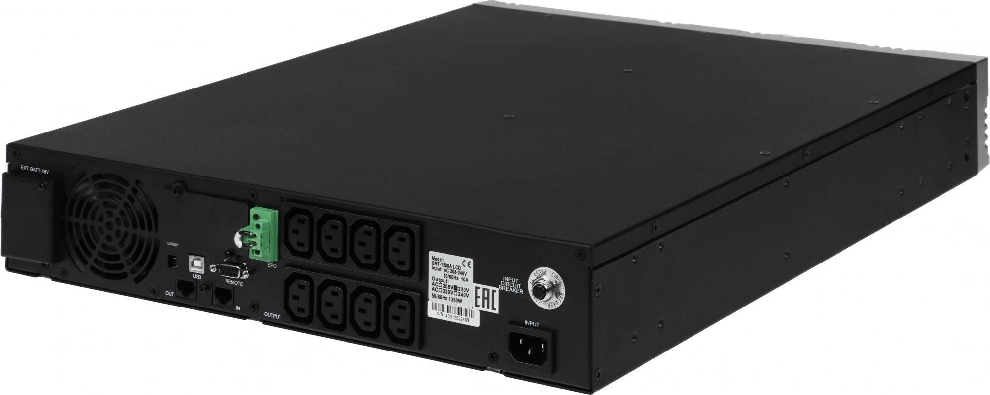 ИБП POWERCOM Smart King RT , 1500ВA - фото №11