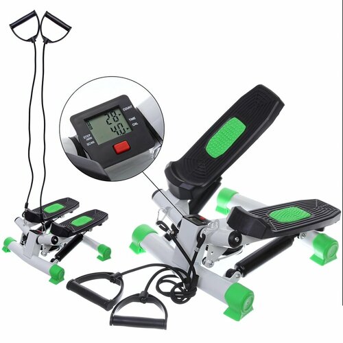 Мини-степпер поворотный с эспандерами MSR-1100 зеленый 6699₽