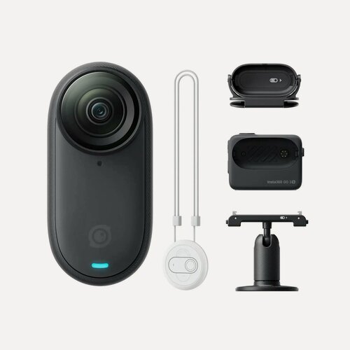 Изображение товара Экшн-камера Insta360 Go 3S 64 ГБ 4K Black (Черный) водонепроницаемая, магнитное крепление