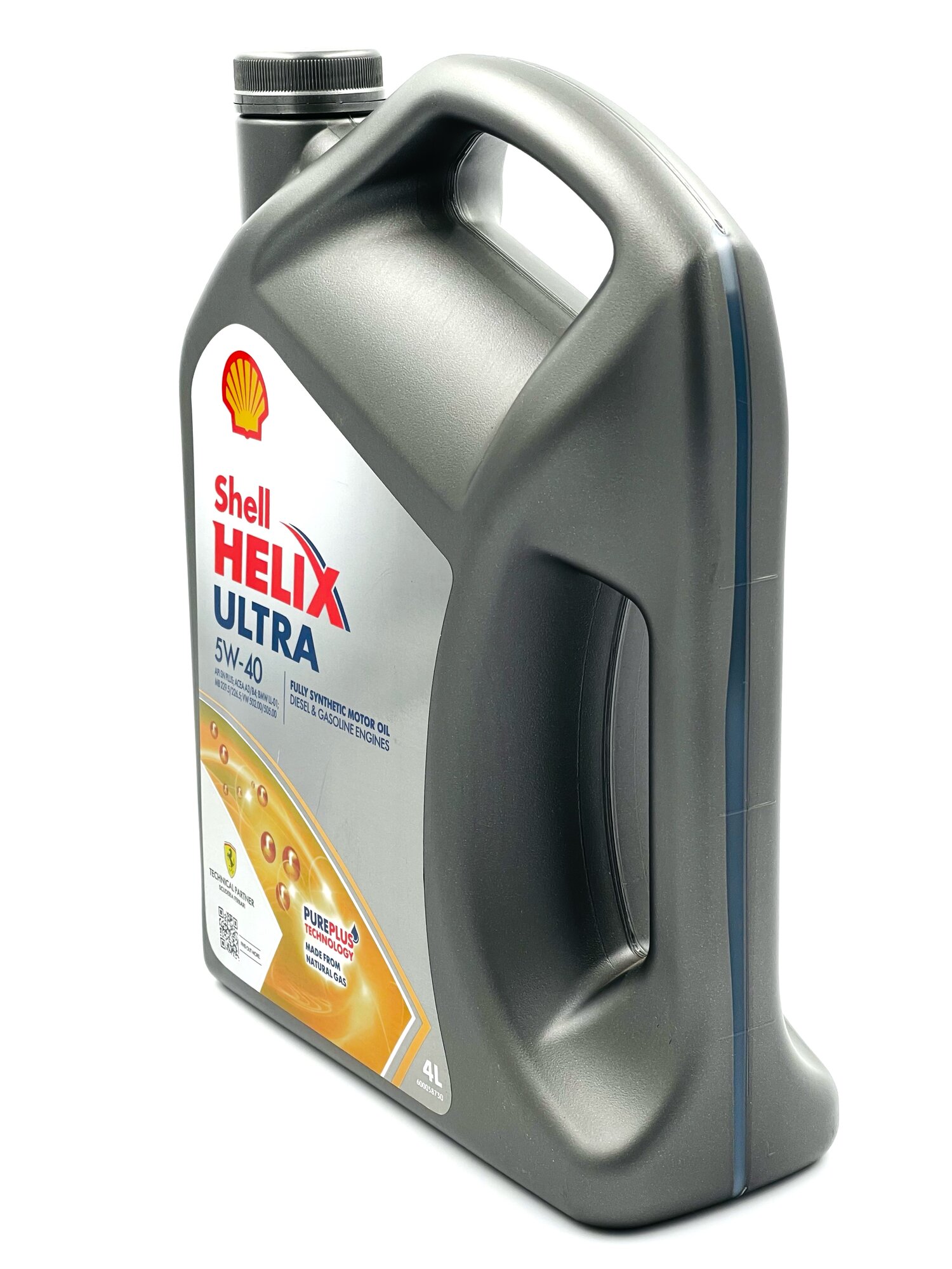 Моторное масло SHELL Helix Ultra 5W-40 4 литра , синтетическое — фото 1