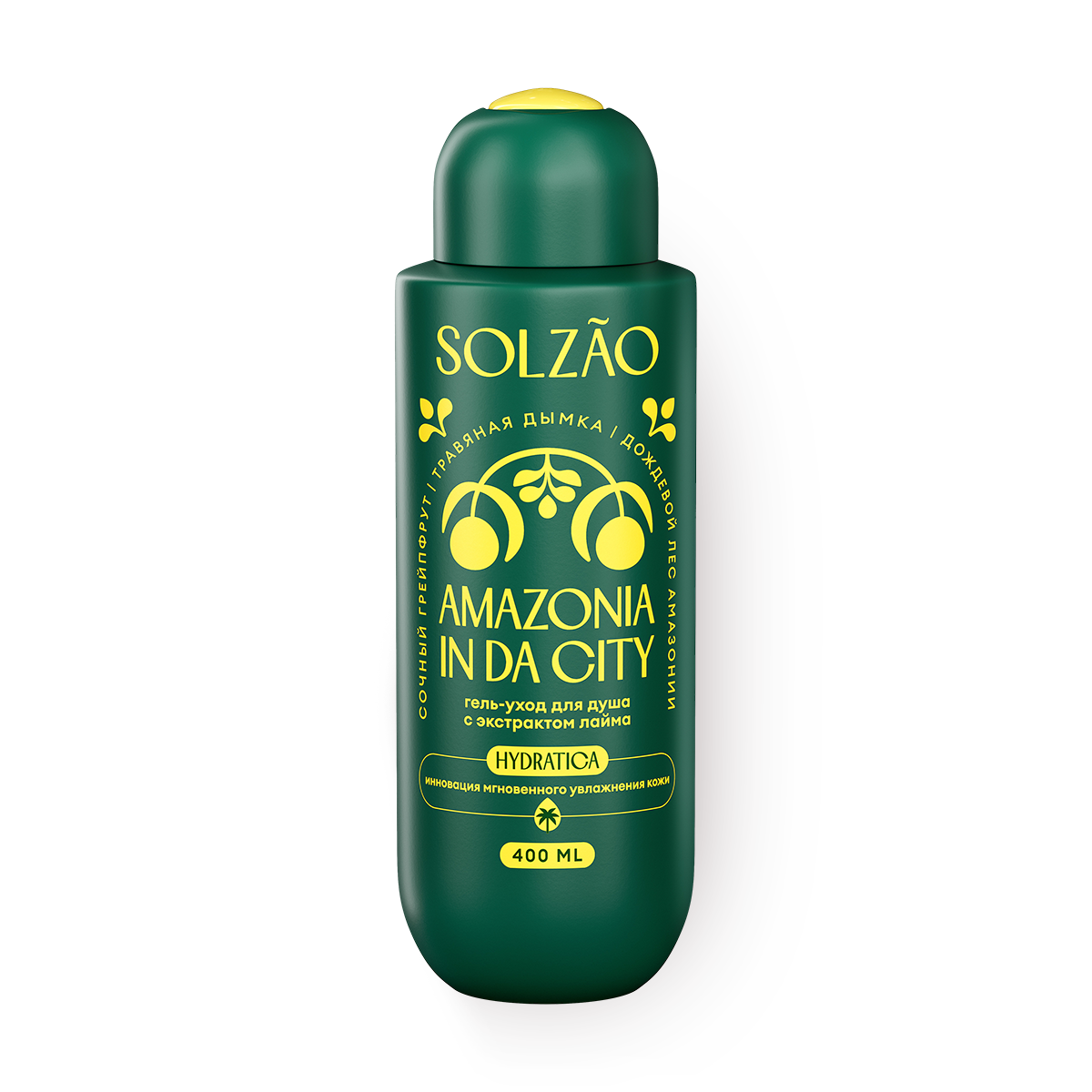 Гель-уход для душа Solzaoс Amazonia In Da City экстрактом лайма