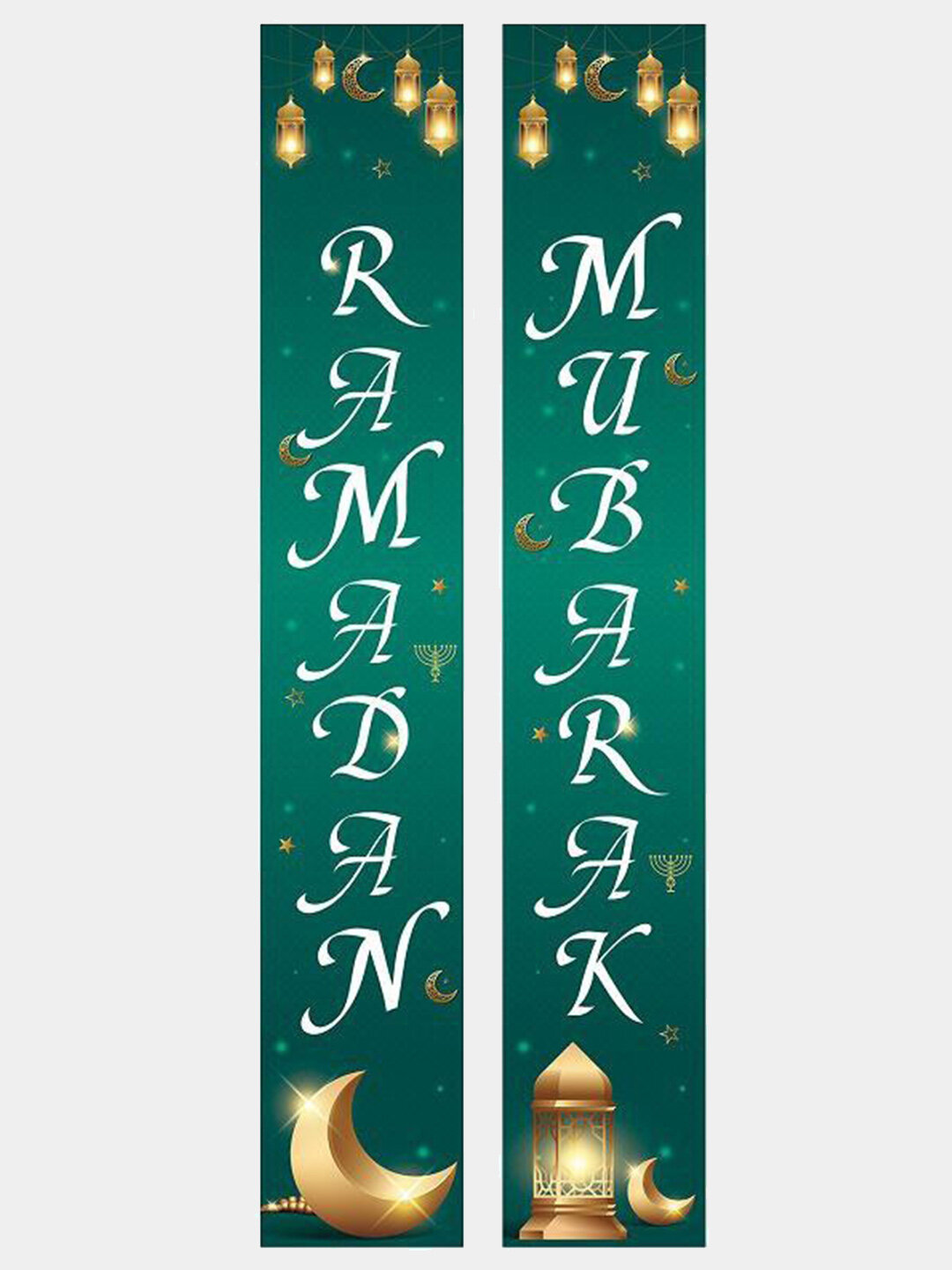 Украшение на дверь Ramazon Muborak, 1.80-30 см Лесной зеленый