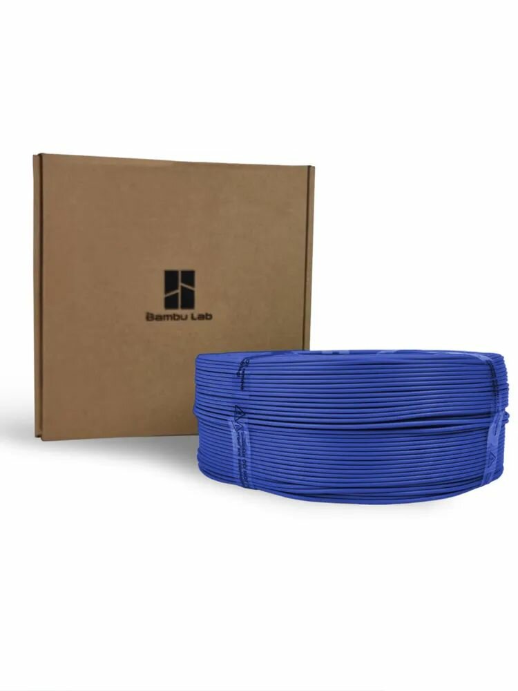 Пластик Bambu Lab PLA Basic Blue 10601 с катушкой — фото 1
