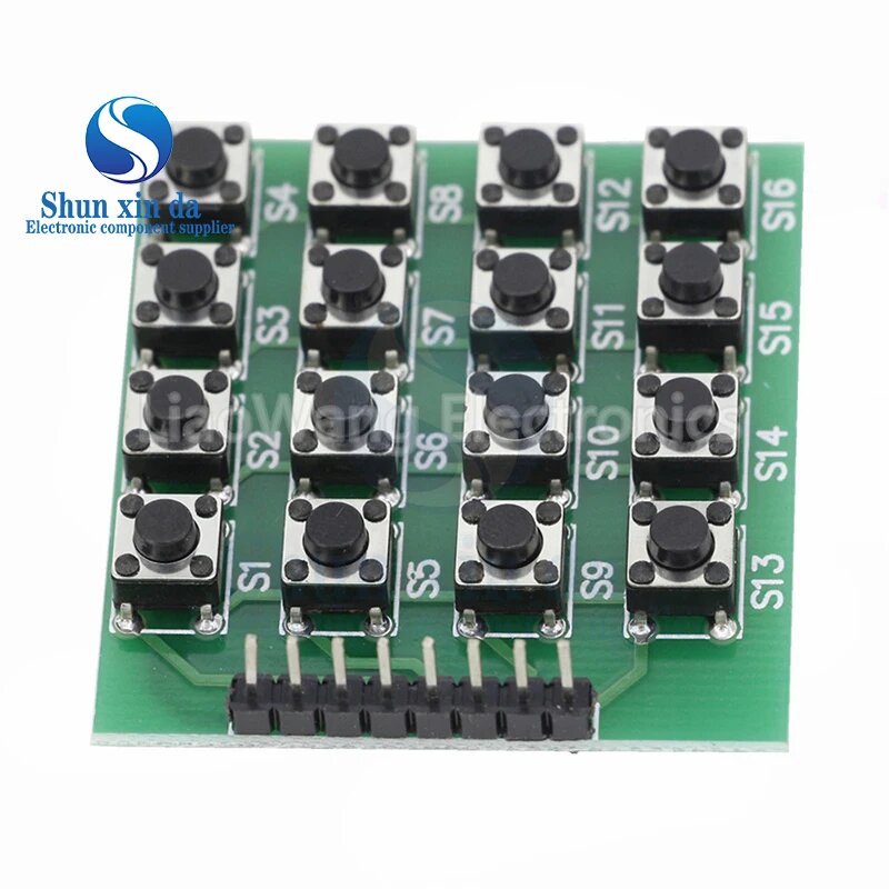 Макетный модуль 16 кнопок для Arduino