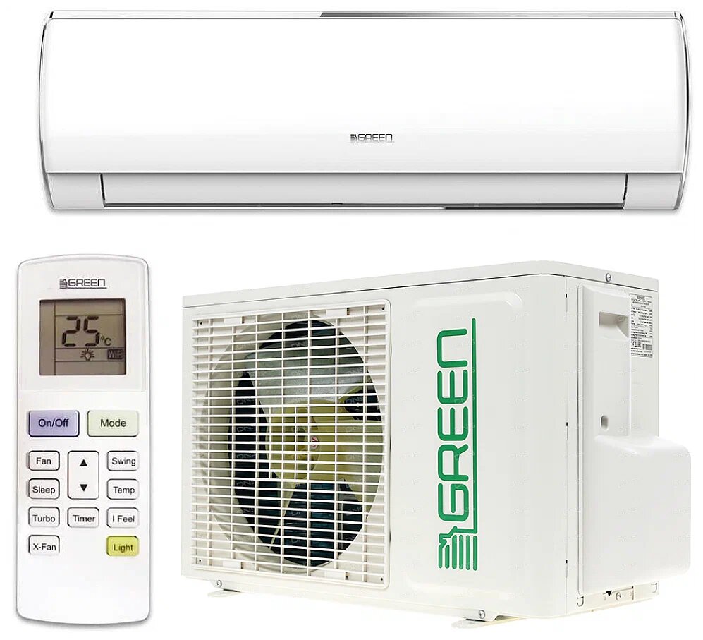 Кондиционер настенный сплит-система GREEN GRI-07HH2/GRO-07HH3
