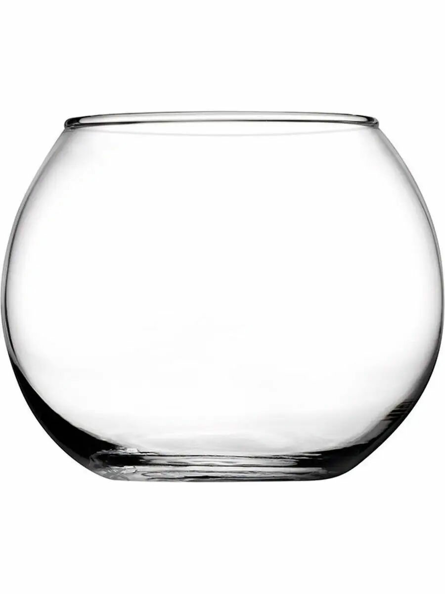 Ваза-шар "Флора"; стекло; 420мл; D7см, H8см; прозр. — фото 1