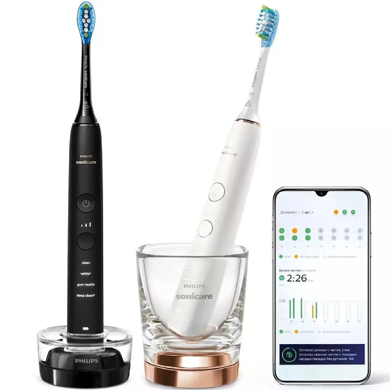 Электрическая зубная щетка Philips Sonicare DiamondClean HX9914/57