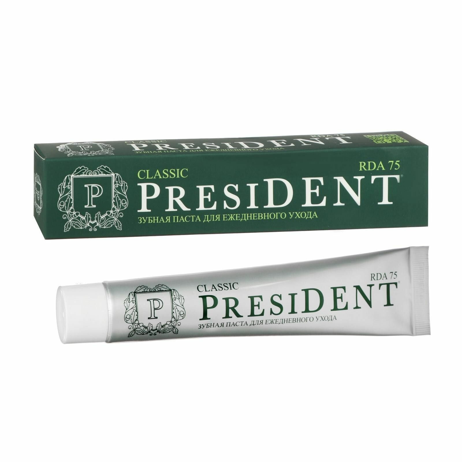 Зубная паста PRESIDENT® Classic (75 RDA) 75 г