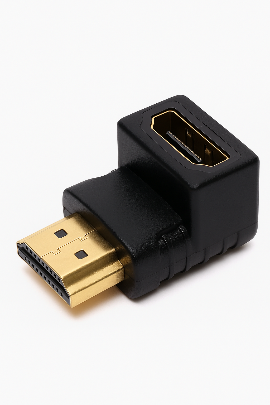 Угловой переходник HDMI (папа) - HDMI (мама) для телевизора, монитора, ноутбука