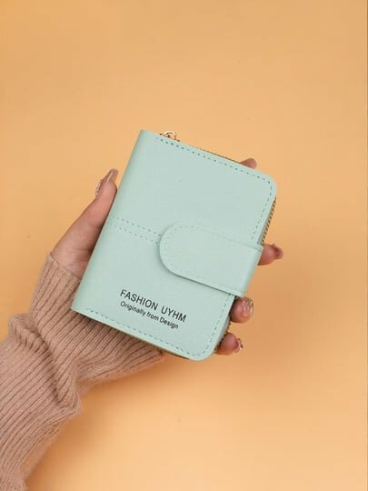 Кошелек , фактура гладкая, бирюзовый