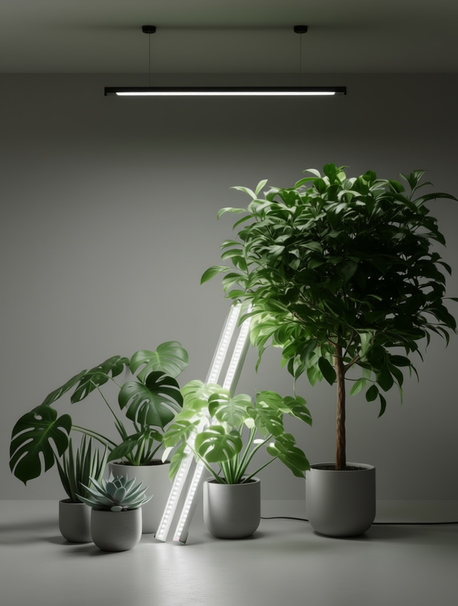 Фитолампа для растений полный спектр Jazzway PPG T5i  600 Agro WHITE 8 Вт  IP20  56 3x2 2x3 7 мм