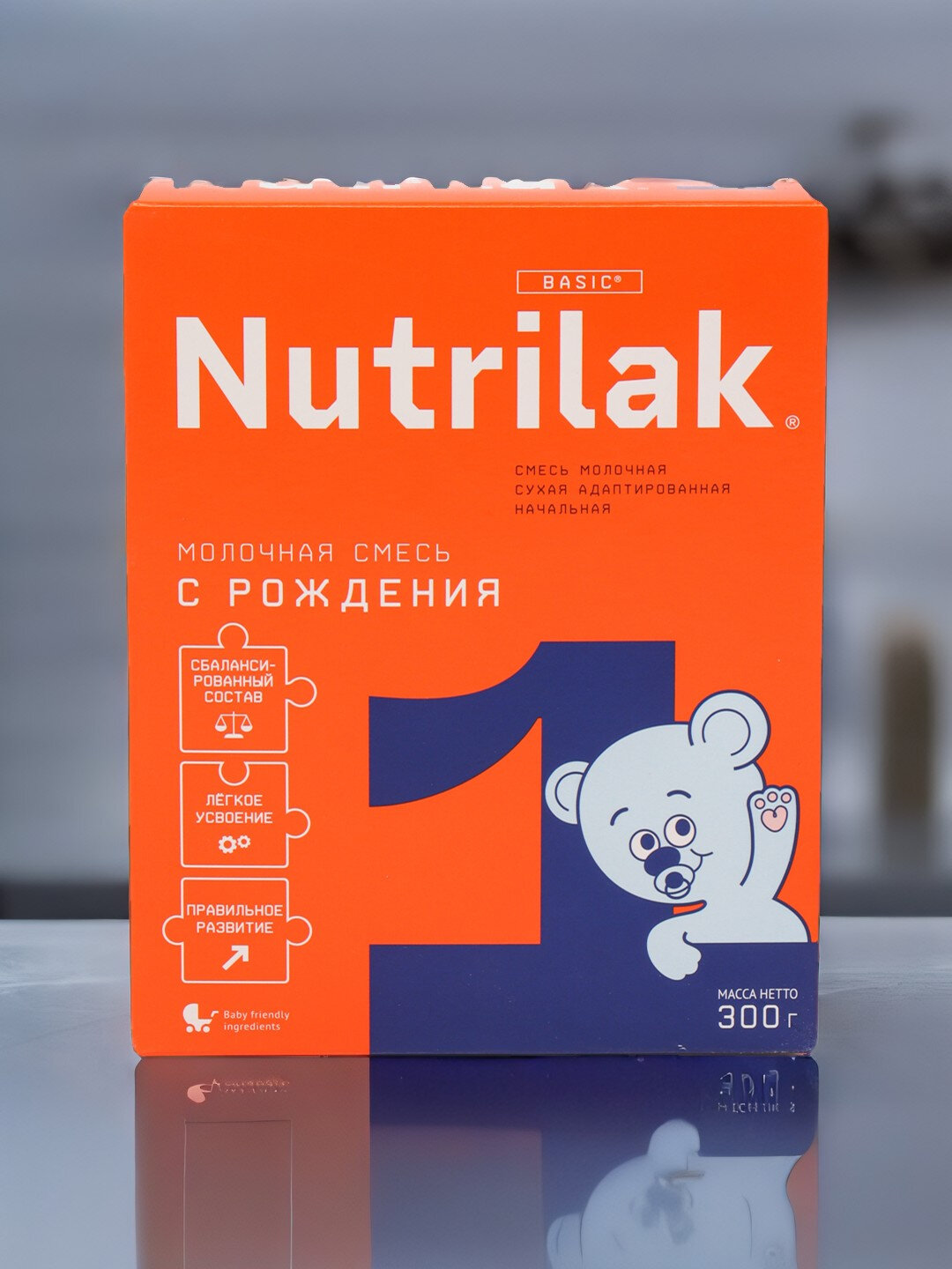 Сухая молочная смесь Nutrilak 1, адаптированная начальная, 300 г
