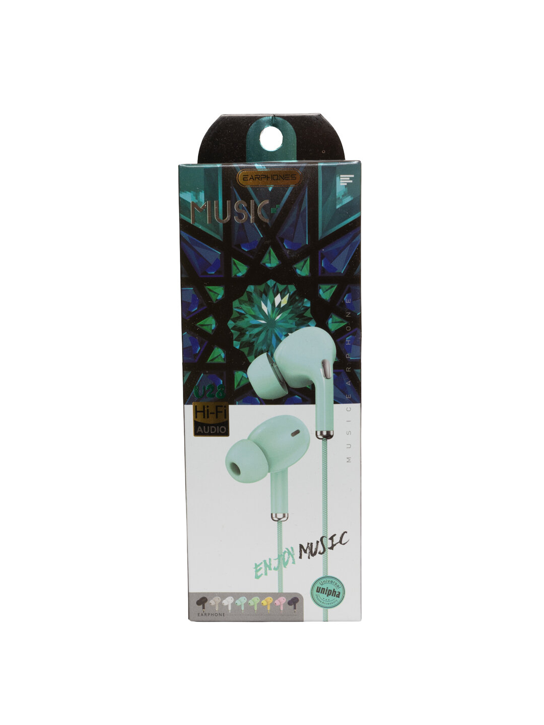 Проводные наушники, вакуумные, для всех устройств наушник U28 пурпурный