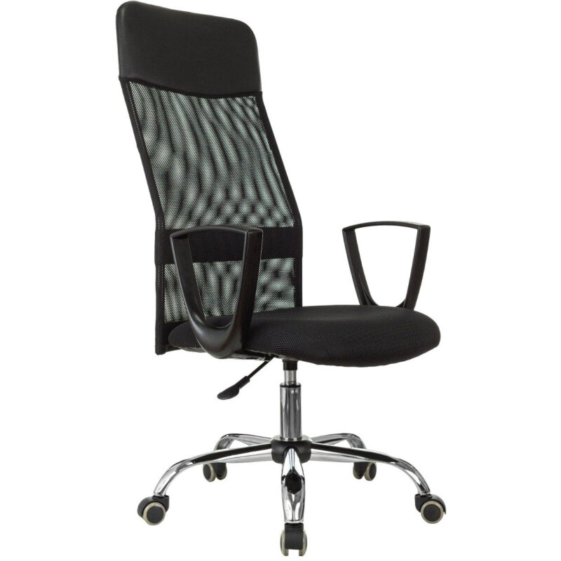 фото Кресло VB_EChair-510 TW сетка/ткань черный хром