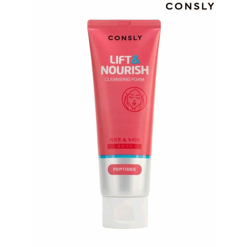 Consly Пенка для умывания укрепляющая с пептидами Peptides Cleansing Foam “Lift & Nourish” consly peptides lift