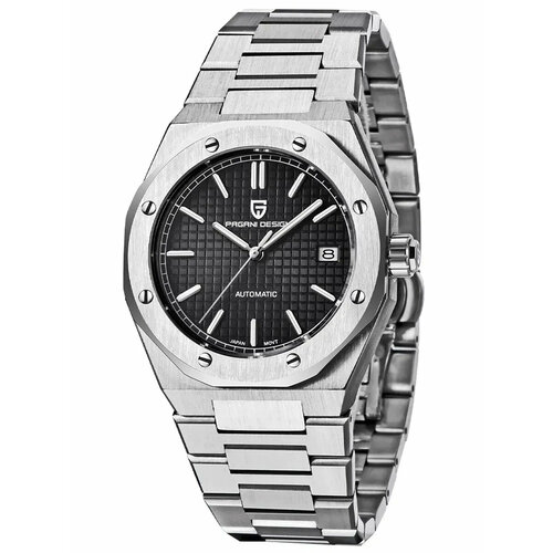 Наручные часы Pagani Design, черный, серебряный