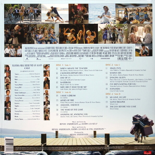 Виниловая пластинка OST, Mamma Mia! Here We Go Again (ABBA) (0602567693253) Polydor - фото №2