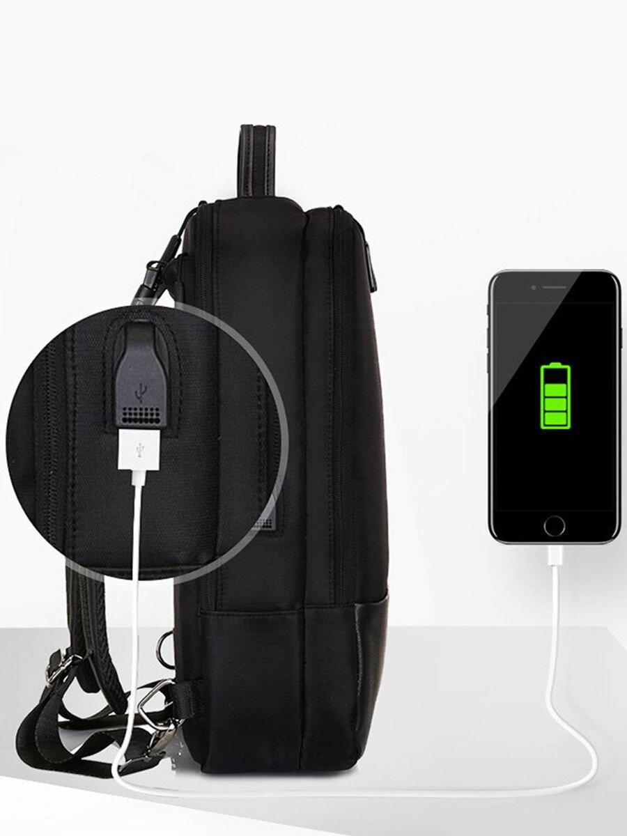 Рюкзак Multibrand 1685-black - фото №4