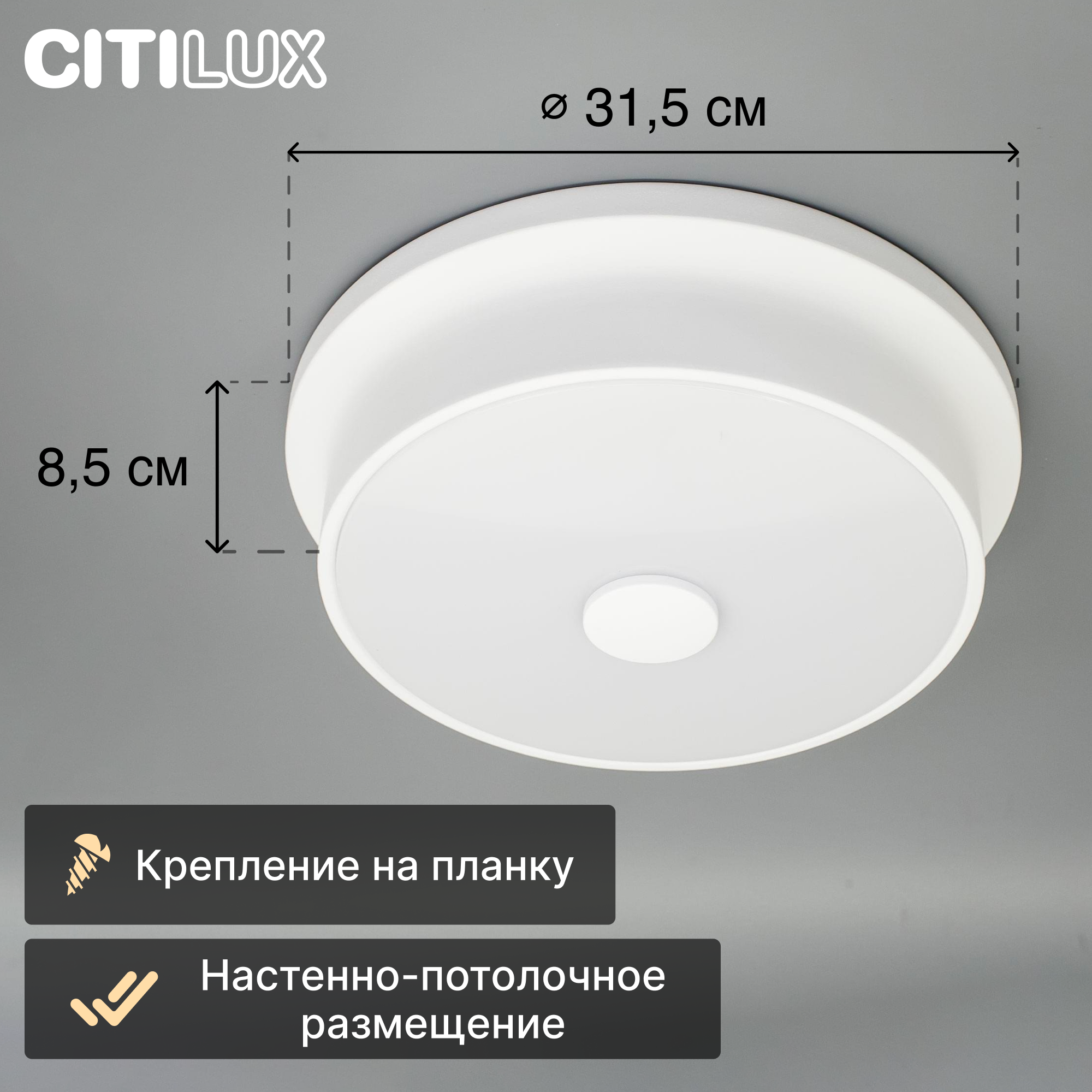 Citilux Фостер-2 CL706220 LED Светильник с диммером Белый