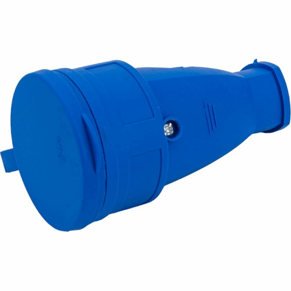 фото Переносная розетка SVET РА 16-005 УХЛ4, каучук, цвет - синий SV0303-0007 16168377