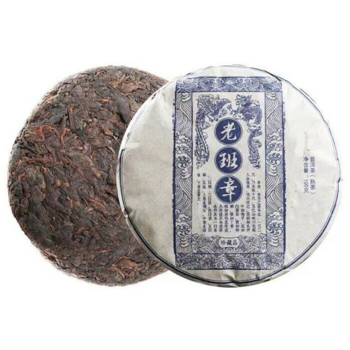 Китайский выдержанный чай "Шу Пуэр. Lao ban zhang", 100 г, 2014 г, Юньнань, блин 9422250
