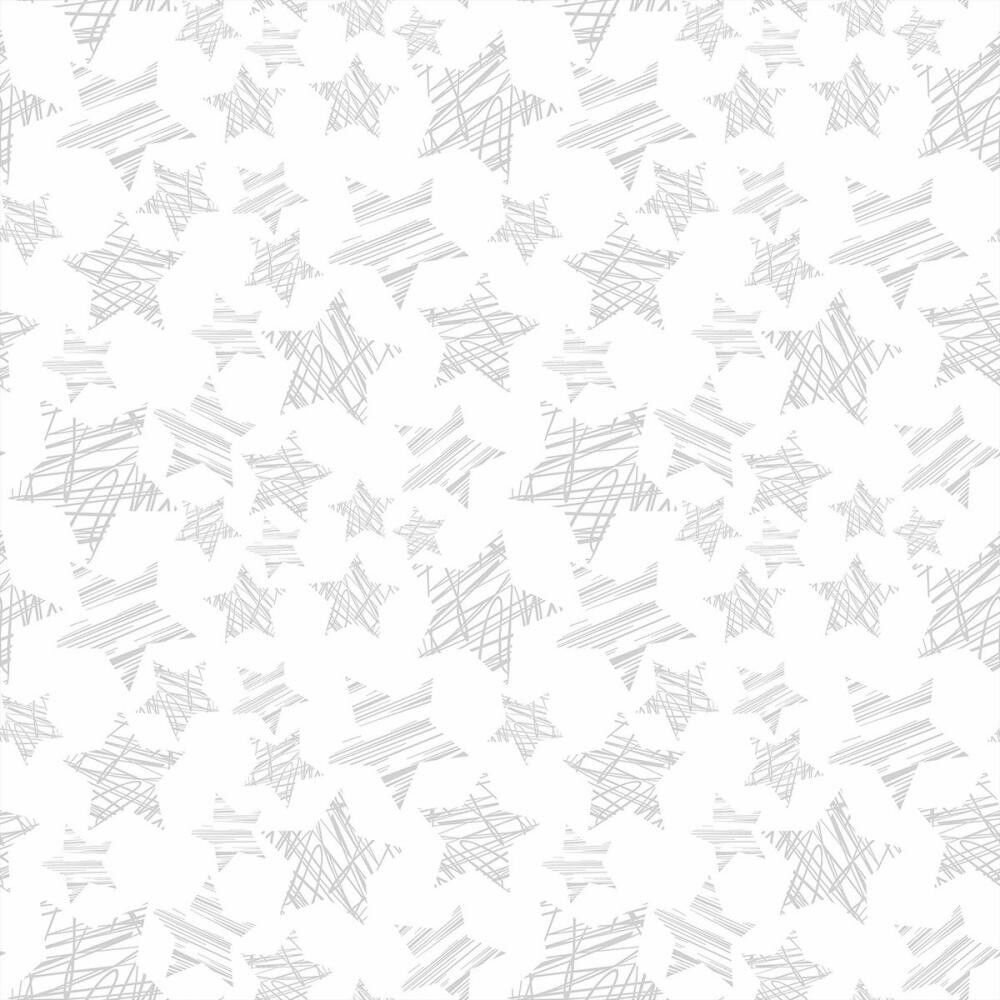 фото Обои Бумага на бумаге, Саратовские обои Звезды на сером 07-696, 0,53 м, 10 м.