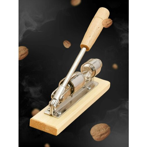 Орехокол щелкунчик из стали с подставкой для колки орехов для фундука грецких орехов пресс для орехов 1998₽