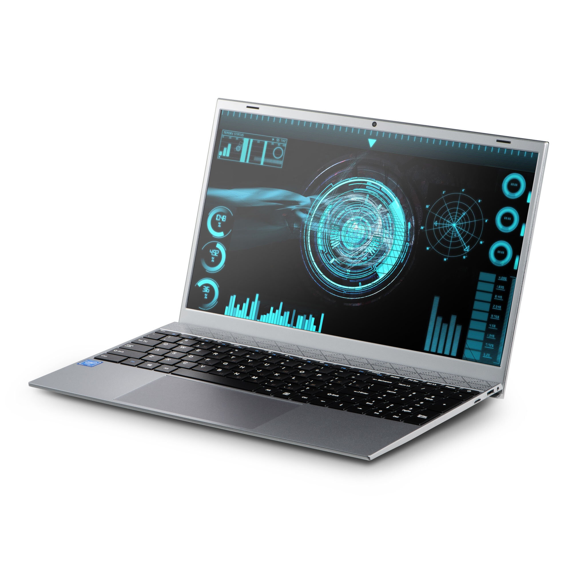 Ноутбук Azerty AZ-1507 (15.6" Intel Celeron J4125 8Gb SSD 120Gb) серый металлик / 1920x1080 (Full HD)